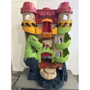 Fisher-Price Imaginext Dragon World Castle Fortress Lights & Sounds 2008 Mattel